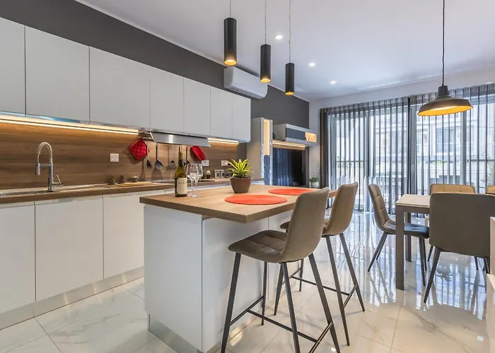 Daire Urban Downtown Den In St Julians *